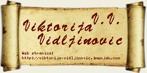 Viktorija Vidljinović vizit kartica